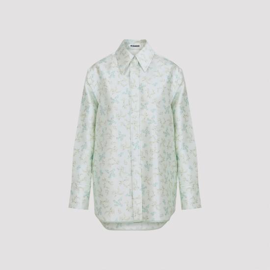 25FW 질샌더 셔츠 J03DL0213 J55092 394 GREEN MINT - JIL SANDER
