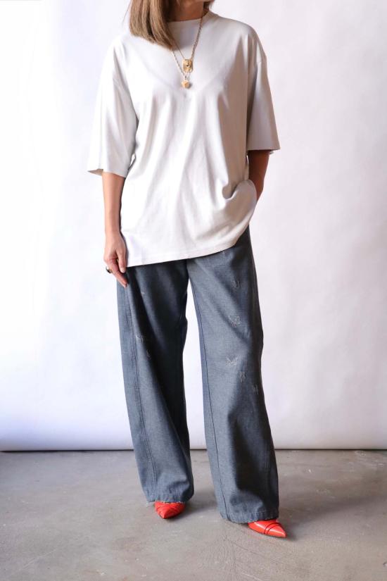  로렌 마누지안 팬츠 착용 갤러리 - LAUREN MANOOGIAN