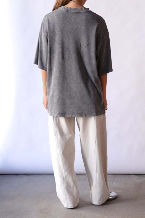  로렌 마누지안 반팔 티셔츠 로렌 마누기안 착용 티셔츠 - LAUREN MANOOGIAN