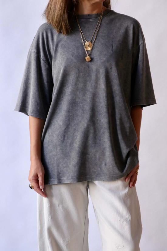  로렌 마누지안 반팔 티셔츠 로렌 마누기안 착용 티셔츠