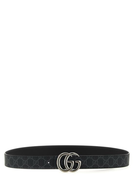 25FW 구찌 GG 마몽 리버시블 벨트 838593FAEWZ1000 BLACK DOM