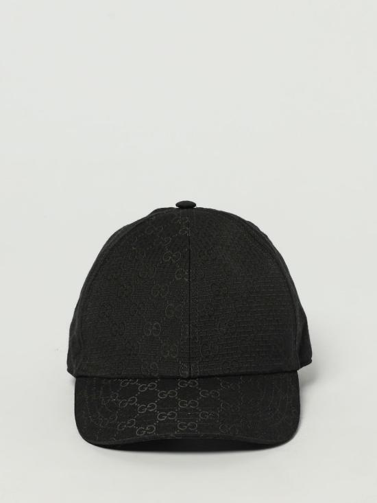 25FW 구찌 GG 립스탑 베이스볼 캡 8174924HBDV1000 BLACK DOM - GUCCI