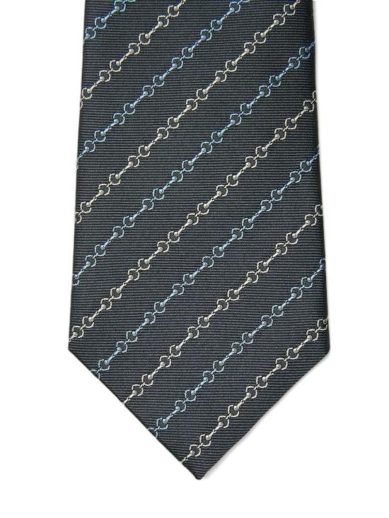 25FW 구찌 홀스빗 실크 자카드 타이 8357574E0094269 BLU DOM - GUCCI