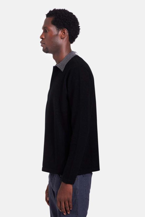  블루&크림 스웨터 캐시미어 럭비 - BLUE&CREAM