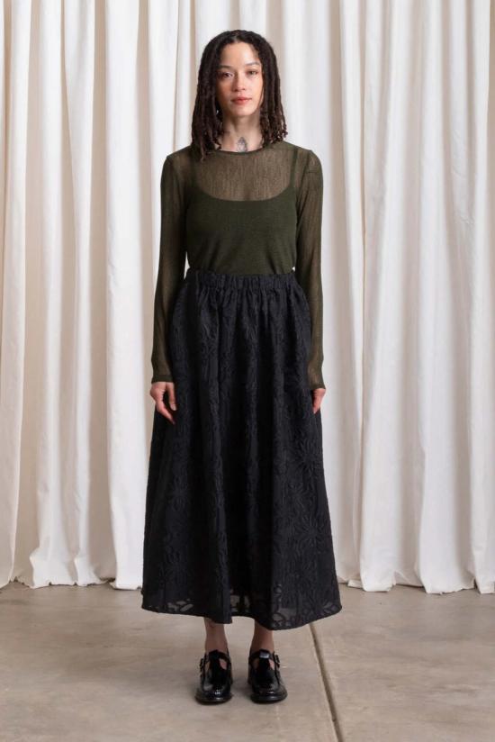  알리 골든 미디 스커트 풀 스커트 - ALI GOLDEN