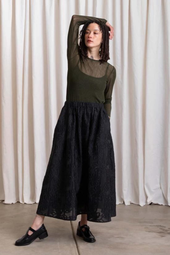  알리 골든 미디 스커트 풀 스커트 - ALI GOLDEN