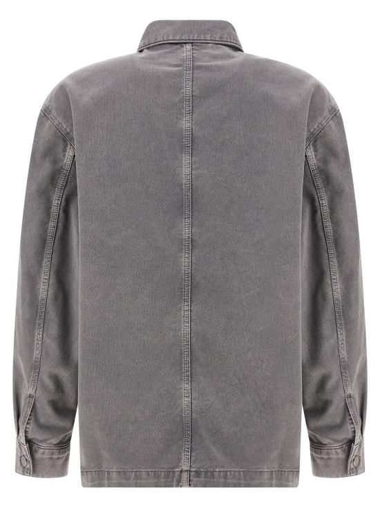 25FW 르메르 긴팔 셔츠 OV1024LD1063PU828 Gray - LEMAIRE
