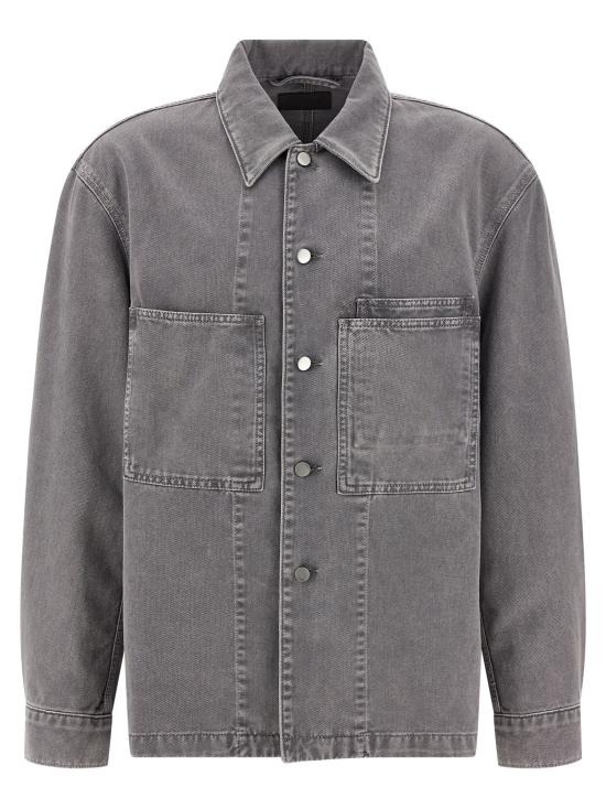 25FW 르메르 긴팔 셔츠 OV1024LD1063PU828 Gray