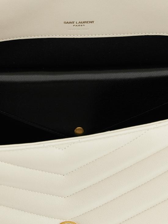 26SS 생로랑 루루 라지 마틀라세 램스킨 숄더백 803541AAEAX9207 Beige - SAINT LAURENT