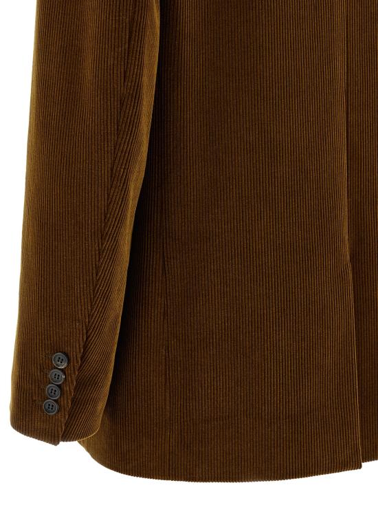 25FW 생로랑 수트 세트 837047Y107T2121 Brown - SAINT LAURENT