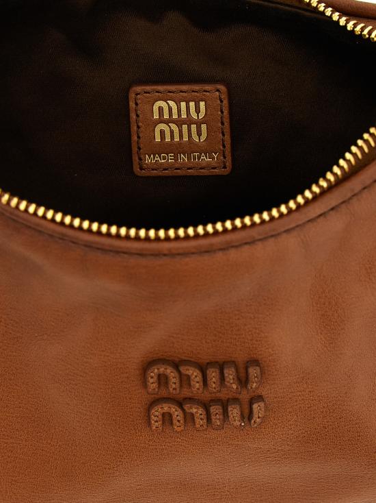 25FW 미우미우 숄더백 5BC125VOMF2IERF0046 Brown - MIU MIU