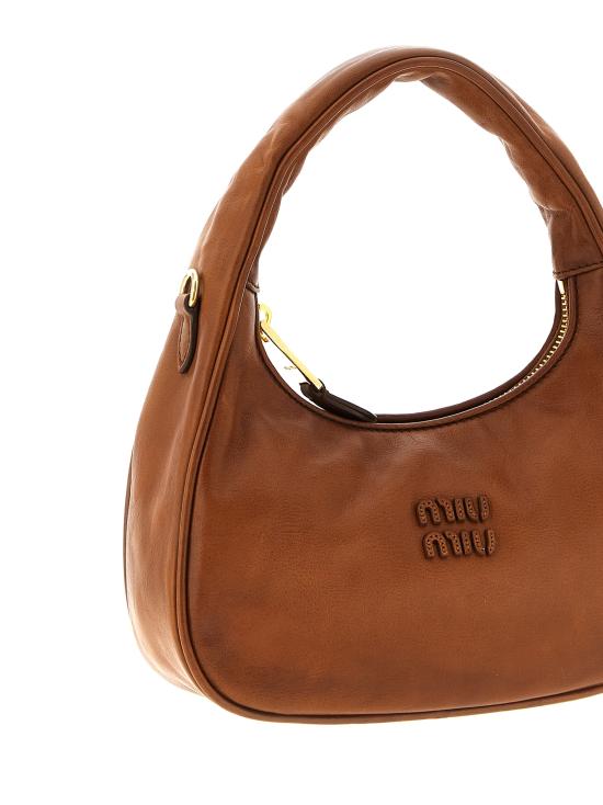 25FW 미우미우 숄더백 5BC125VOMF2IERF0046 Brown - MIU MIU