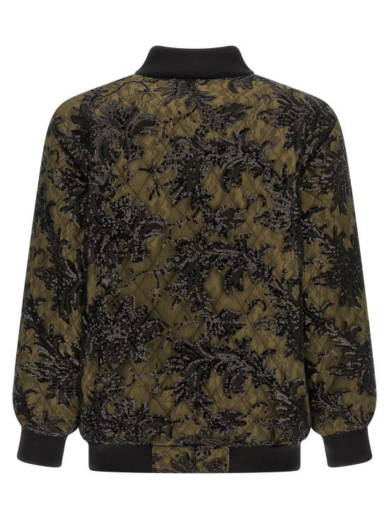 25FW 르 트윈스 봄버 자켓 BELLUNOLACEBLACKINGREEN Green - LE TWINS