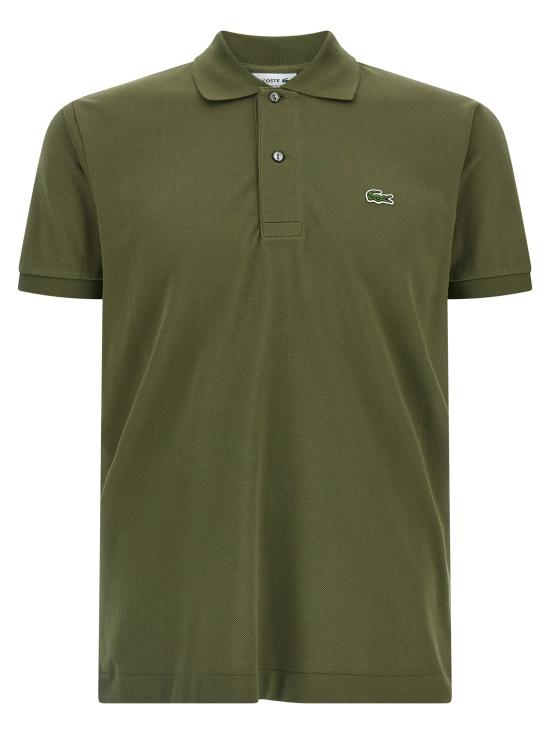 25FW 라코스테 클래식 핏 피케 폴로 셔츠 L1212E9F Green