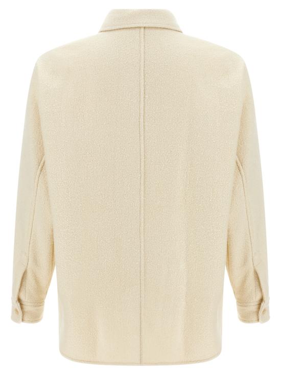 25FW 오라리 긴팔 셔츠 A25AB02HTIVORYWHITE Beige - AURALEE