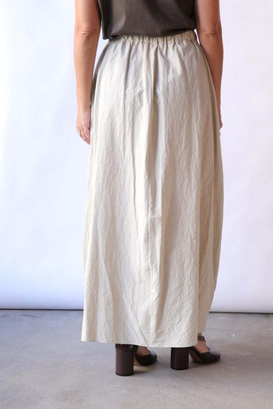  로렌 마누지안 롱 스커트 트위스트 스커트 - LAUREN MANOOGIAN