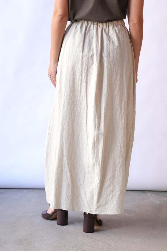  로렌 마누지안 롱 스커트 트위스트 스커트 - LAUREN MANOOGIAN