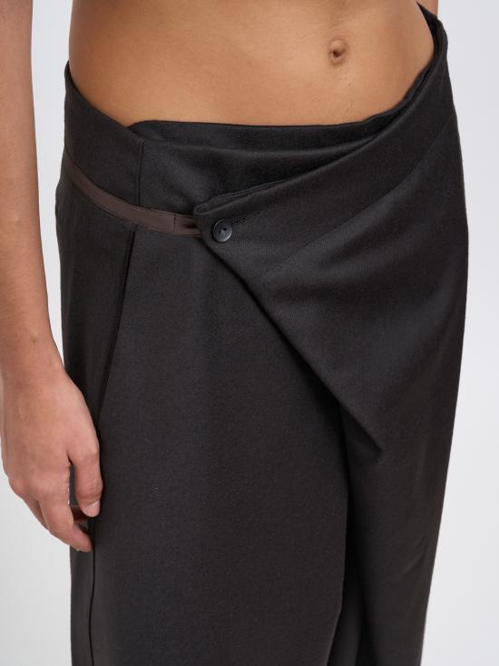 25FW 안드레아 야코브 스트레이트 팬츠 M25WDUC14VWOOLCHOCOLATE Brown - ANDREA YA'AQOV