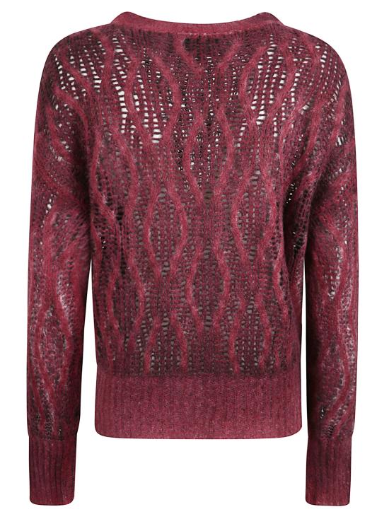 25FW 아방도이 스웨터 225WD1485CSGVH V00447 Nero vino - AVANT TOI