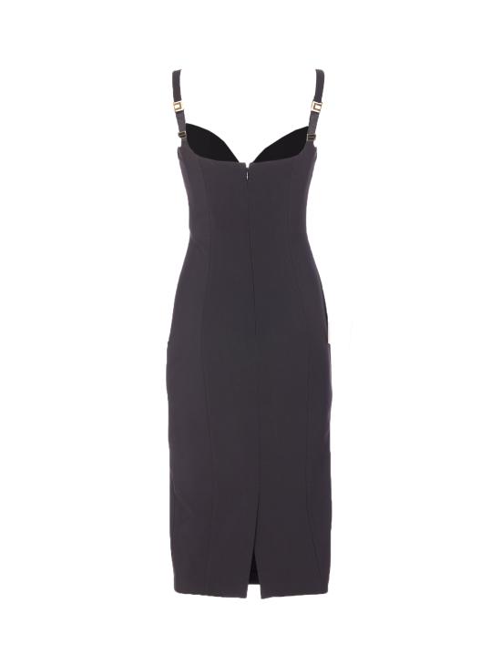 25FW 엘리자베타프랜치 미디 원피스 AB83557E2 110 Black - ELISABETTA FRANCHI