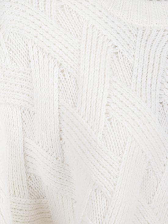 25FW 얼루드 스웨터 17691 40 White - ALLUDE