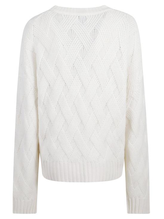 25FW 얼루드 스웨터 17691 40 White - ALLUDE