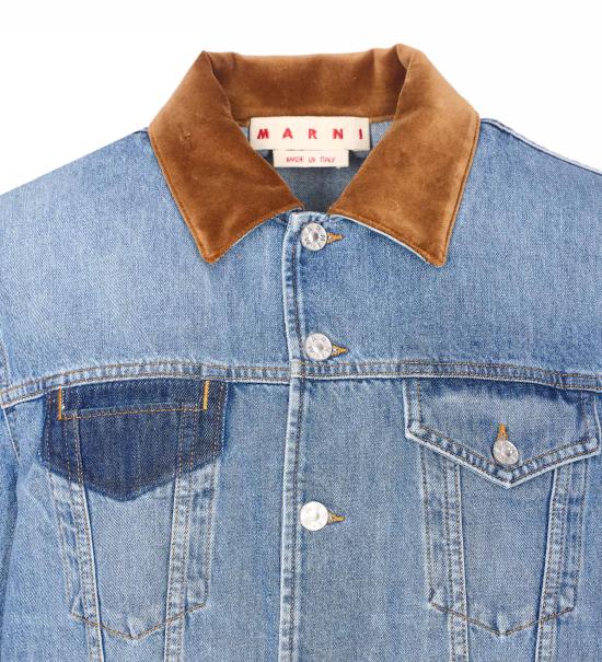 25FW 마르니 데님 자켓 JUJU0020QS USCY4400B96 Blue - MARNI