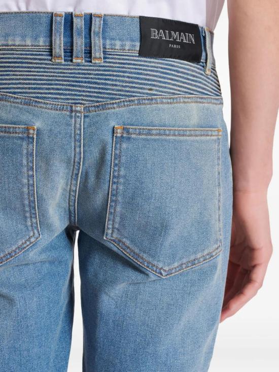 25FW 발망 데님 팬츠 FH1MG115DF81 6AW - BALMAIN