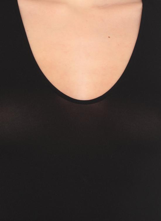 25FW 월포드 바디수트 티셔츠 79291 7005 Black - WOLFORD