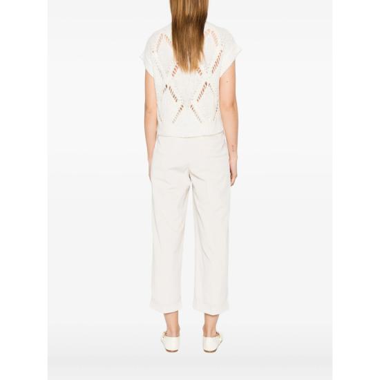 25FW 안토넬리 피렌체 베스트 41682P TARQUINIO 20120 WHITE - ANTONELLI FIRENZE