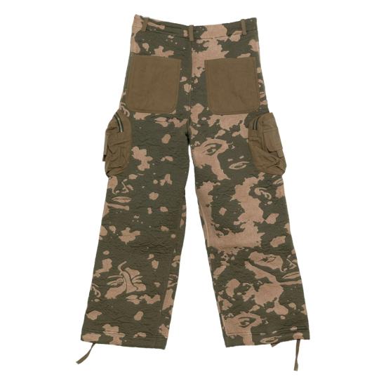 25FW 키드슈퍼 스트레이트 팬츠 COLAB 05 PIET COLLA GREEN - KIDSUPER