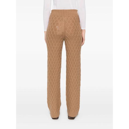 25FW 막스마라 스트레이트 팬츠 PEVERA 110 003 BROWN - MAX MARA