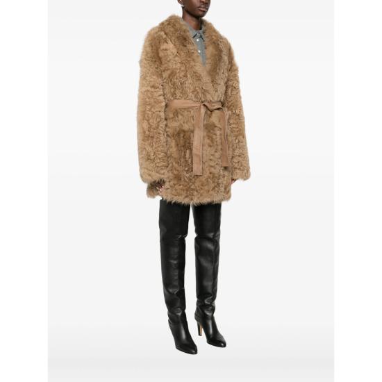 25FW 누메로 10 무스탕 AURORA CAMEL BROWN - NUMERO 10