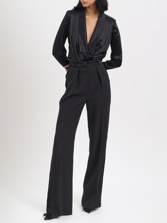 25FW 엘리자베타프랜치 스트레이트 팬츠 MPA12656E2110 Black - ELISABETTA FRANCHI