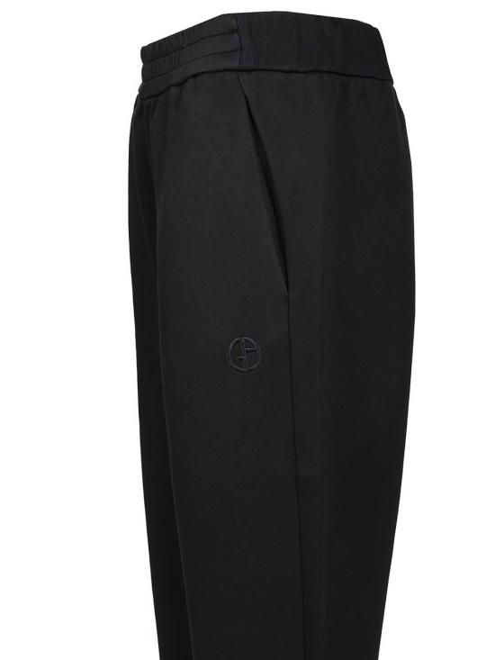 25FW 조르지오 아르마니 트레이닝/조거 팬츠 GM001982TE10668U8139 Black - GIORGIO ARMANI