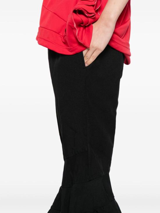 25FW 꼼마꼼마 스트레이트 팬츠 RPP011 Black - COMME COMME