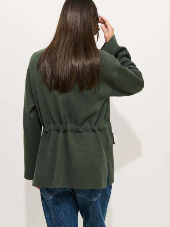  알렉스 밀 자켓 버지니아 스웨터 재킷 헤더 포레스트 - ALEX MILL