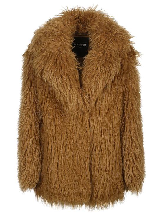 25FW 파트리지아페페 무톤 2O0180E078 BROWN