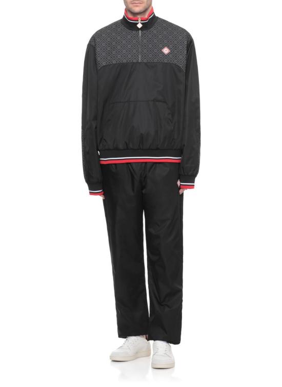 25FW 카사블랑카 스웨터 MAW25JTP39701BLACK MONOGRAM Black - CASABLANCA