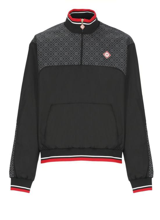 25FW 카사블랑카 스웨터 MAW25JTP39701BLACK MONOGRAM Black