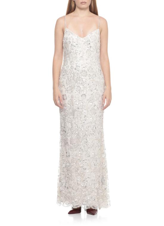 25FW 셀프 포트레이트 원피스 AW25209XCCREAM FLORAL SEQUINCREAM Beige - SELF PORTRAIT