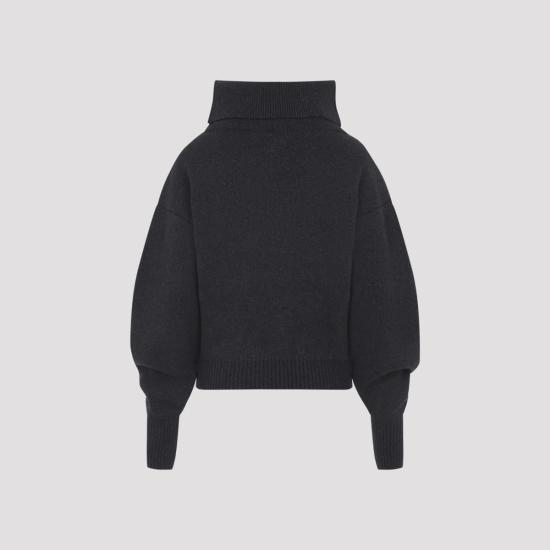 25FW 자크뮈스 터틀넥 SWW00624AK00278 970 GREY - JACQUEMUS