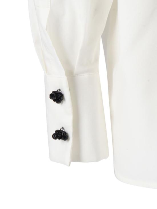 25FW 막스마라 스튜디오 셔츠 2526116043600 001 BIANCO 242099 WHITE - MAX MARA STUDIO