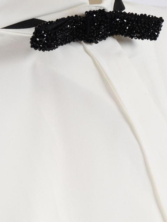 25FW 막스마라 스튜디오 셔츠 2526116043600 001 BIANCO 242099 WHITE - MAX MARA STUDIO