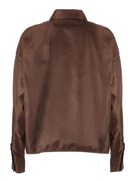 25FW 위켄드막스마라 VIVETTA 비베타 크롭 셔츠 2525026021600 008 CIOCCOLATO 241912 BROWN - WEEKEND MAX MARA