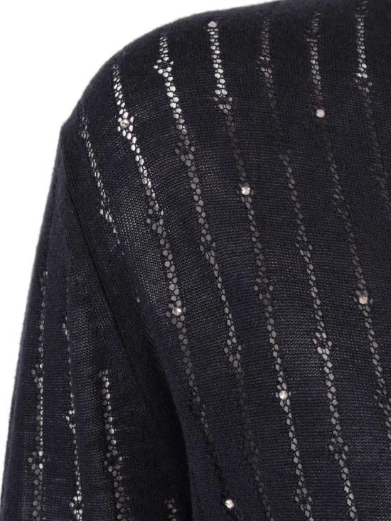 25FW 막스마라 스튜디오 NOGARA 노가라 시퀸 가디건 2526346021600 007 BLU 242125 BLUE - MAX MARA STUDIO