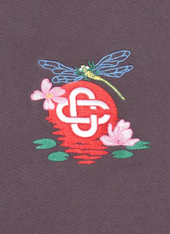 25FW 카사블랑카 스웨터 WAW25JTP27402AUBERGINE PURPLE - CASABLANCA