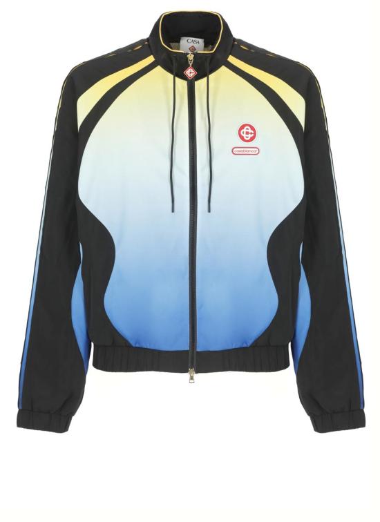 25FW 카사블랑카 자켓 MAW25JK45001BIRDSEYE MESH MULTICOLOUR