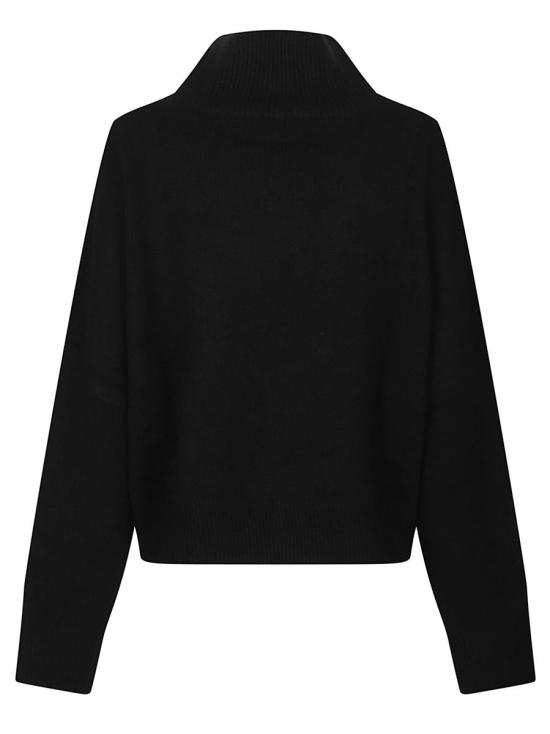 25FW 루루 드 세종 터틀넥 LUKE Black - LOULOU DE SAISON