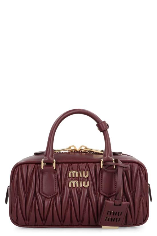 25FW 미우미우 토트백 5BB142VOONAN88 F0007 Red